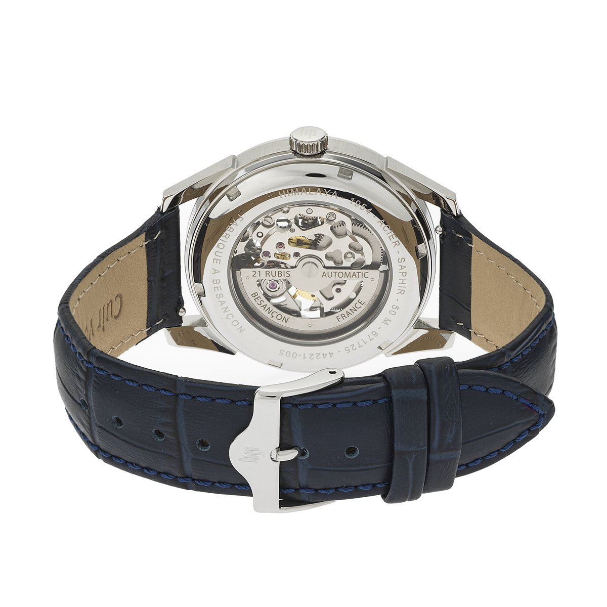 Montre Analogique HIMALAYA argenté argenté bleu foncé, LIP