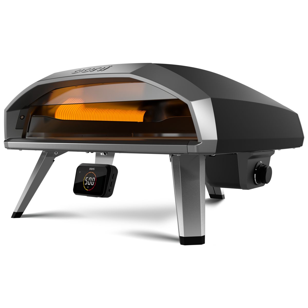 Four à pizza gaz Koda 2 Pro noir pizza 45 cm, préchauffage 30 min, de 160 à 500°C couleur unique, OONI