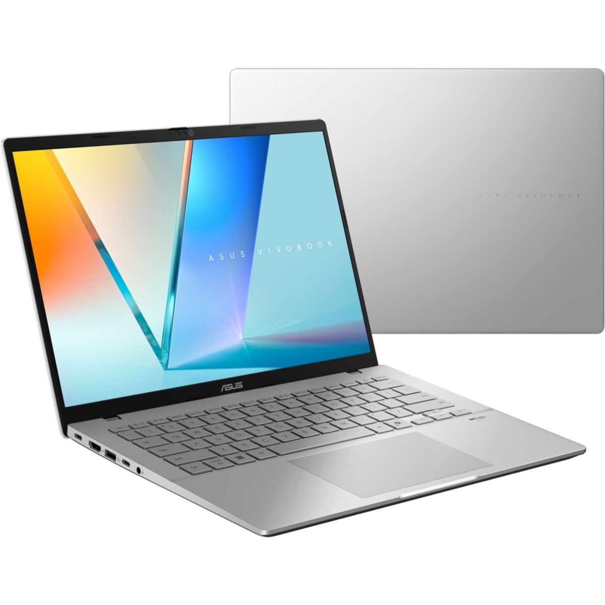 Ordinateur portable X1404VA-EB2258W ARGENT 14" Intel Core i3 1315U 8 Go RAM DDR4 SSD 512 Go couleur unique, ASUS