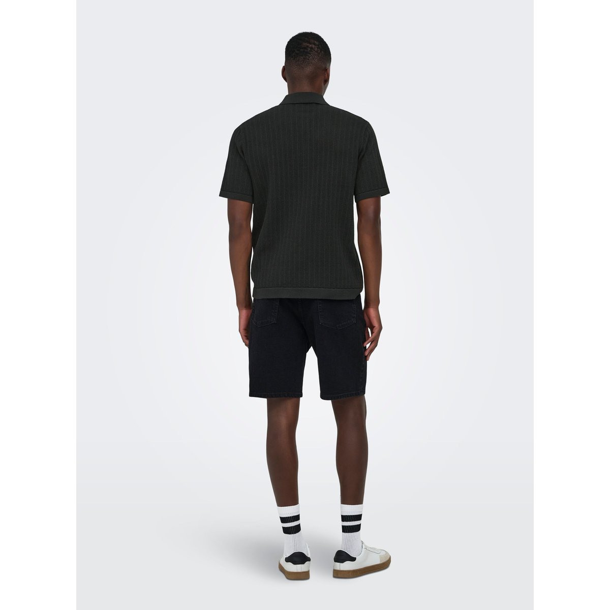 Polo noire - black, ONLY & SONS