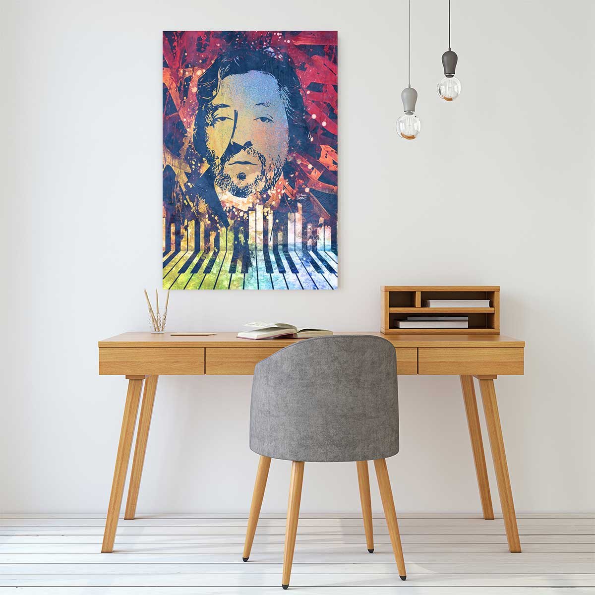 Tableau gainsbourg touch tableau alu dibond, HEXOA