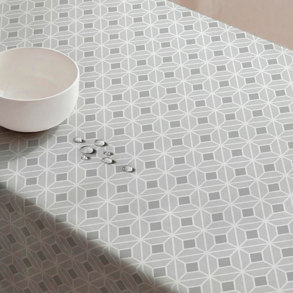 Nappe anti-taches Komet - 100% coton - gris, NAF NAF HOME