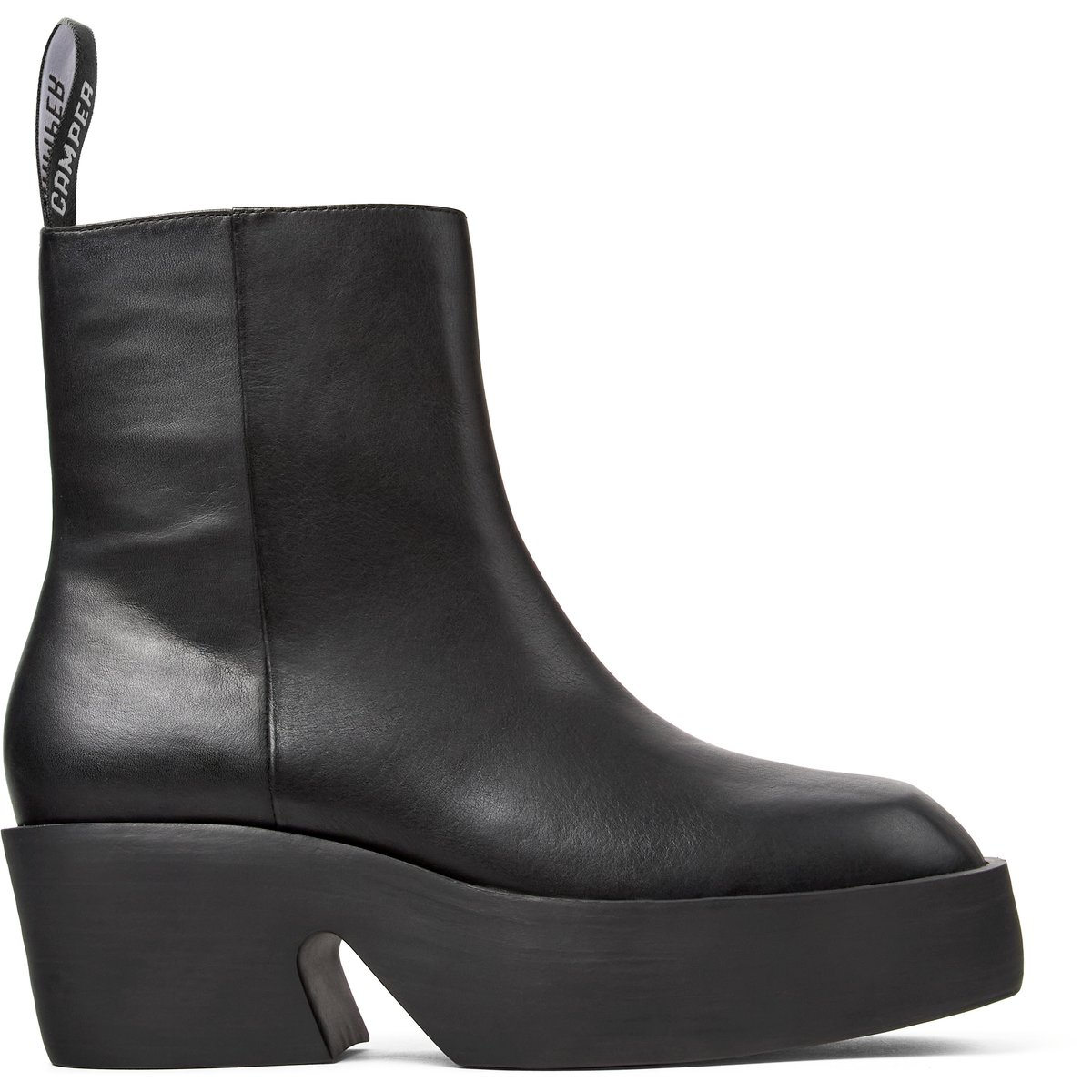 Bottines Billie cuir noir, CAMPER