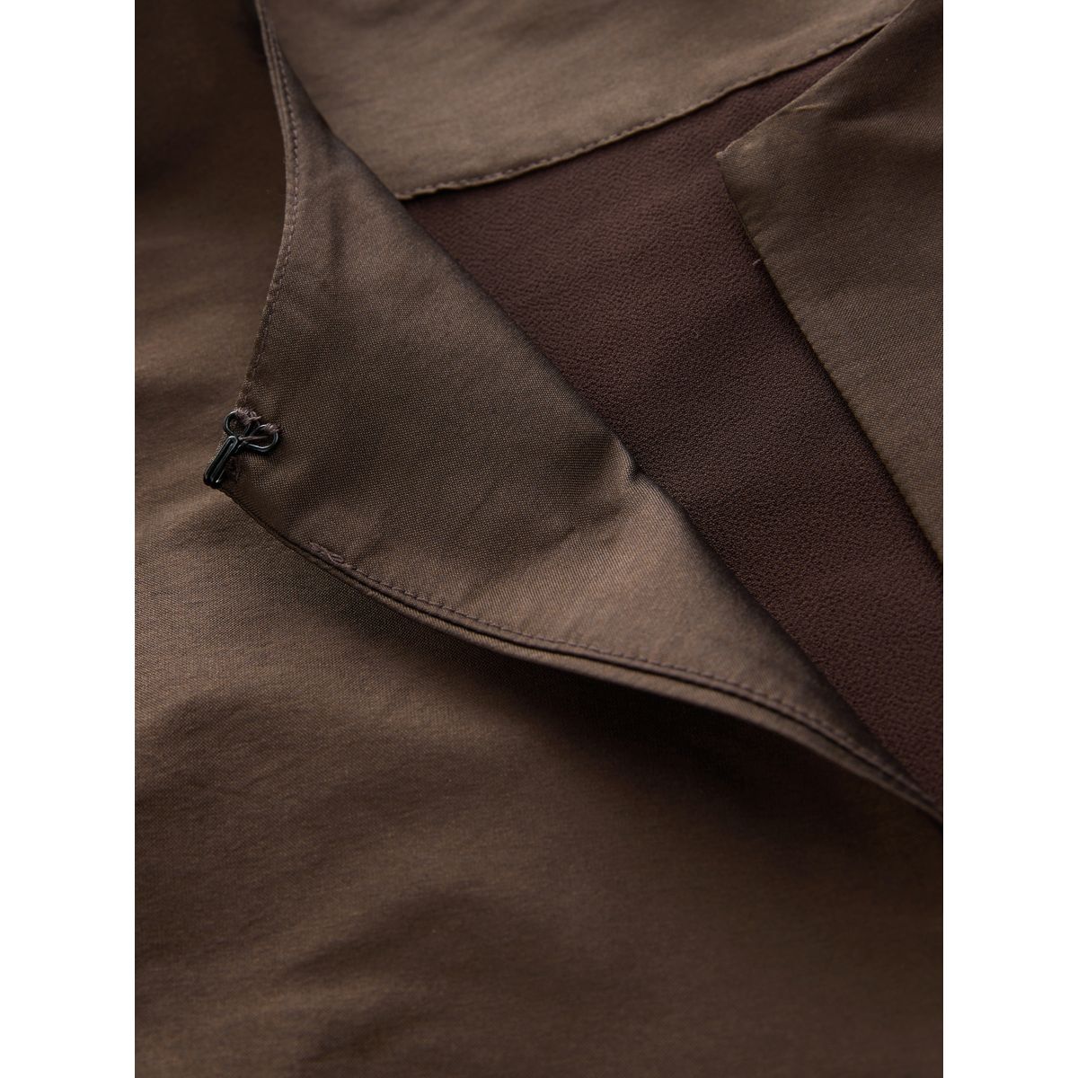 Veste courte à manches bouffantes marron chocolat, NEXT