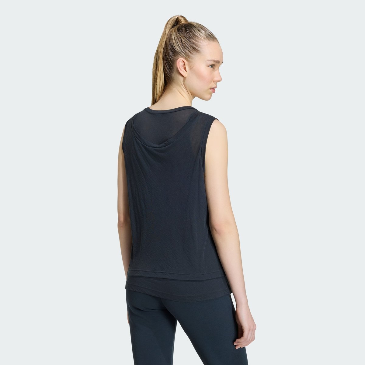 Débardeur Transparent Soft Lux Débardeur Transparent Soft Lux black, ADIDAS SPORTSWEAR