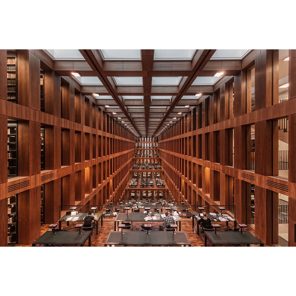 Tableau library in berlin tableau alu dibond, HEXOA