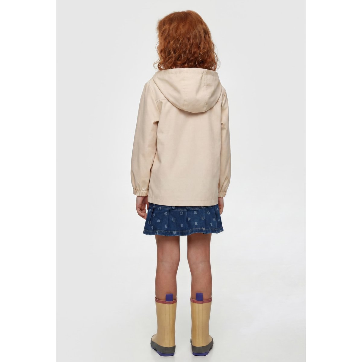Coupe-Vent À Capuche crème, GUESS KIDS
