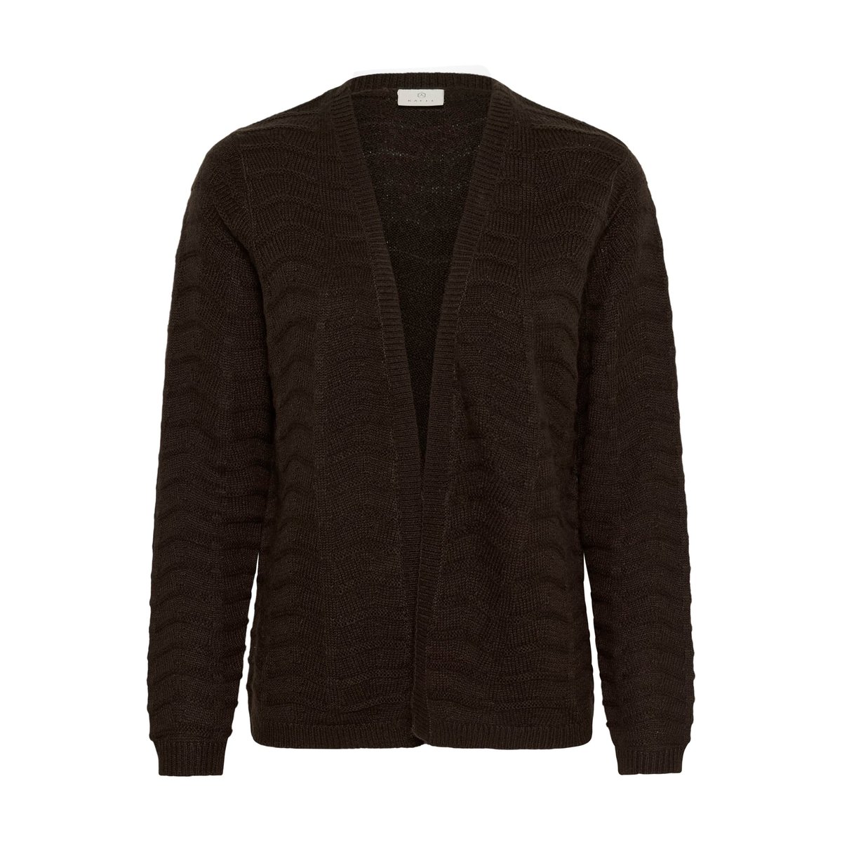 Cardigan à tricot marron black coffee, KAFFE