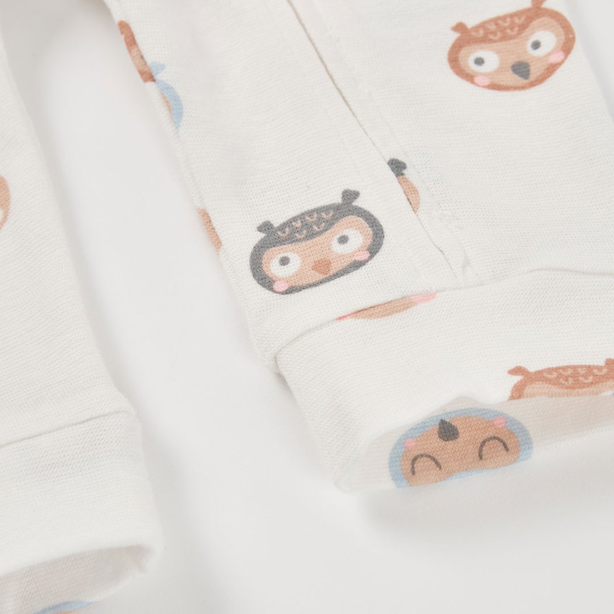 Pyjama bébé imprimée hiboux multicolore, BOBOLI