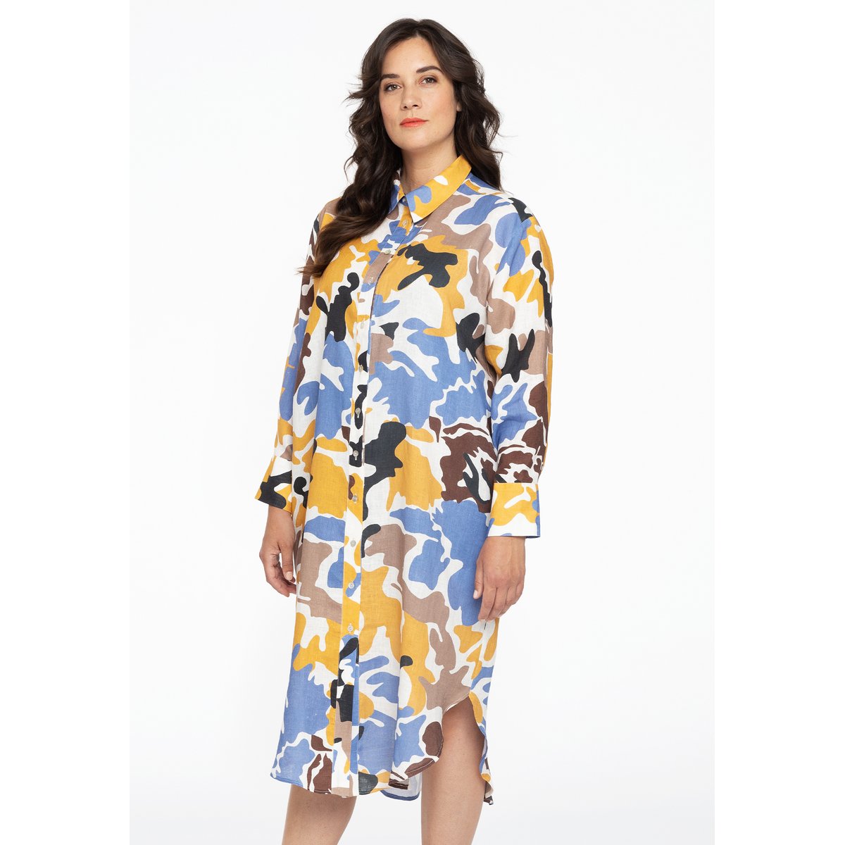 Chemise imprimée blanc, YOEK