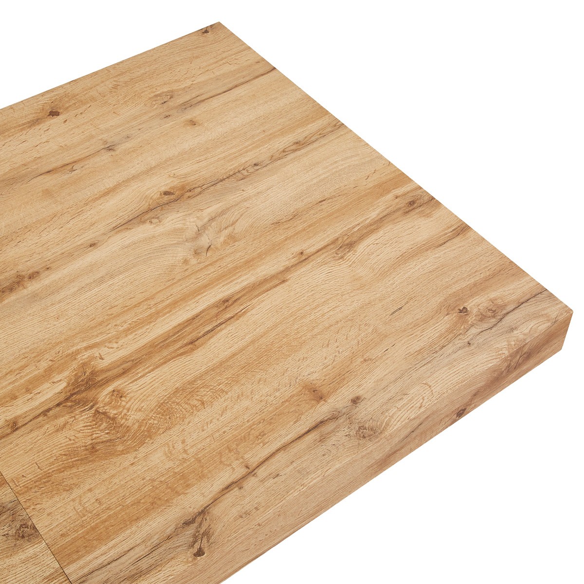 Table à manger extensible décor bois 4/8 personnes - ELENA bois, HOMIFAB