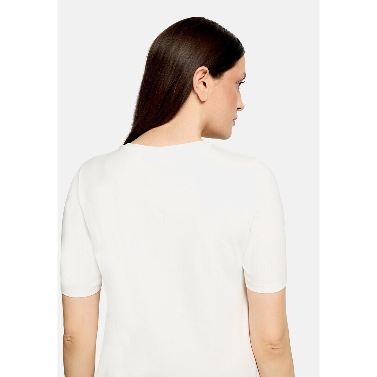 T-shirt basique à impression patch cream /khaki, BETTY BARCLAY