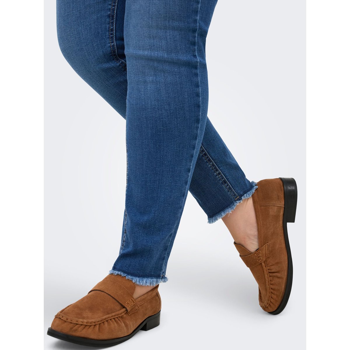 Jean Skinny medium blue denim, ONLY CARMAKOMA