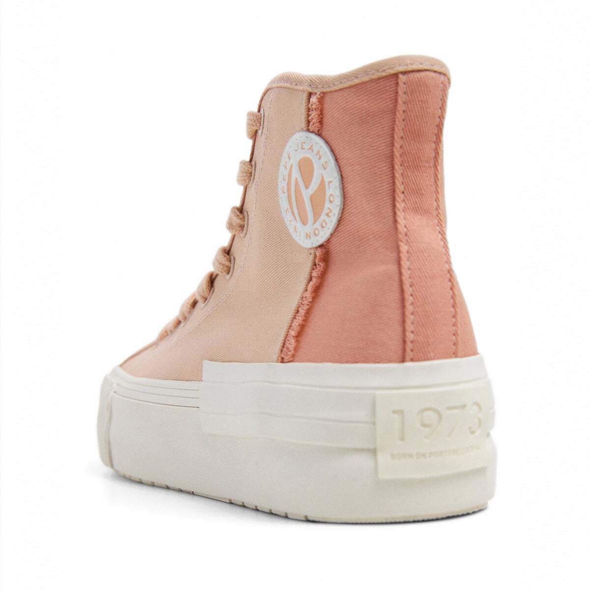 Baskets Type Bottine orange sherbert, PEPE JEANS