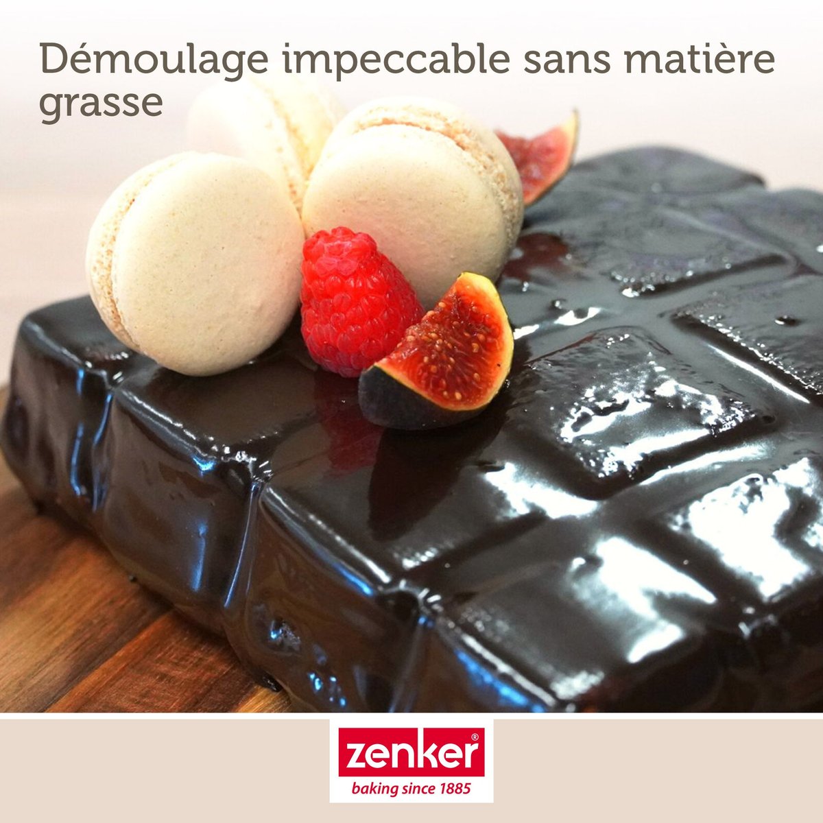 Moule à gâteaux tablette de chocolat noir, ZENKER