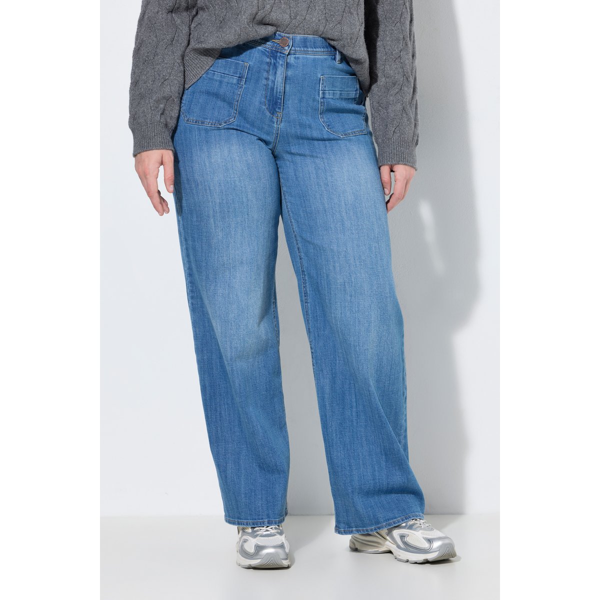 Jean Mary jambe extra-large bleu clair, ULLA POPKEN