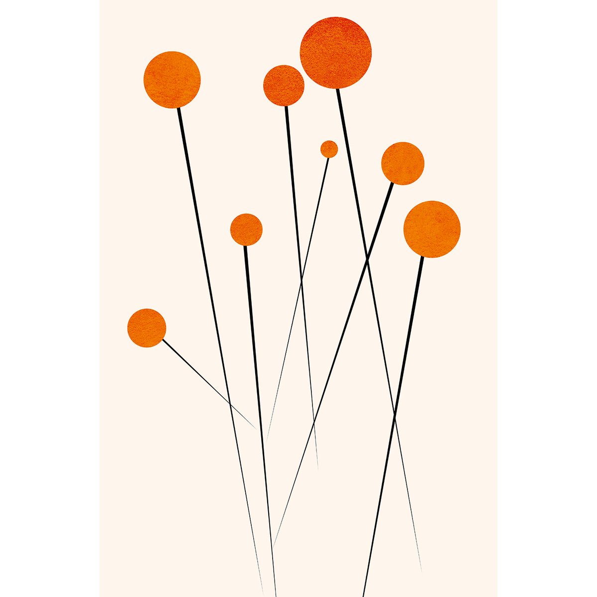 Tableau fleurs Waterflower dancing tableau alu dibond, HEXOA