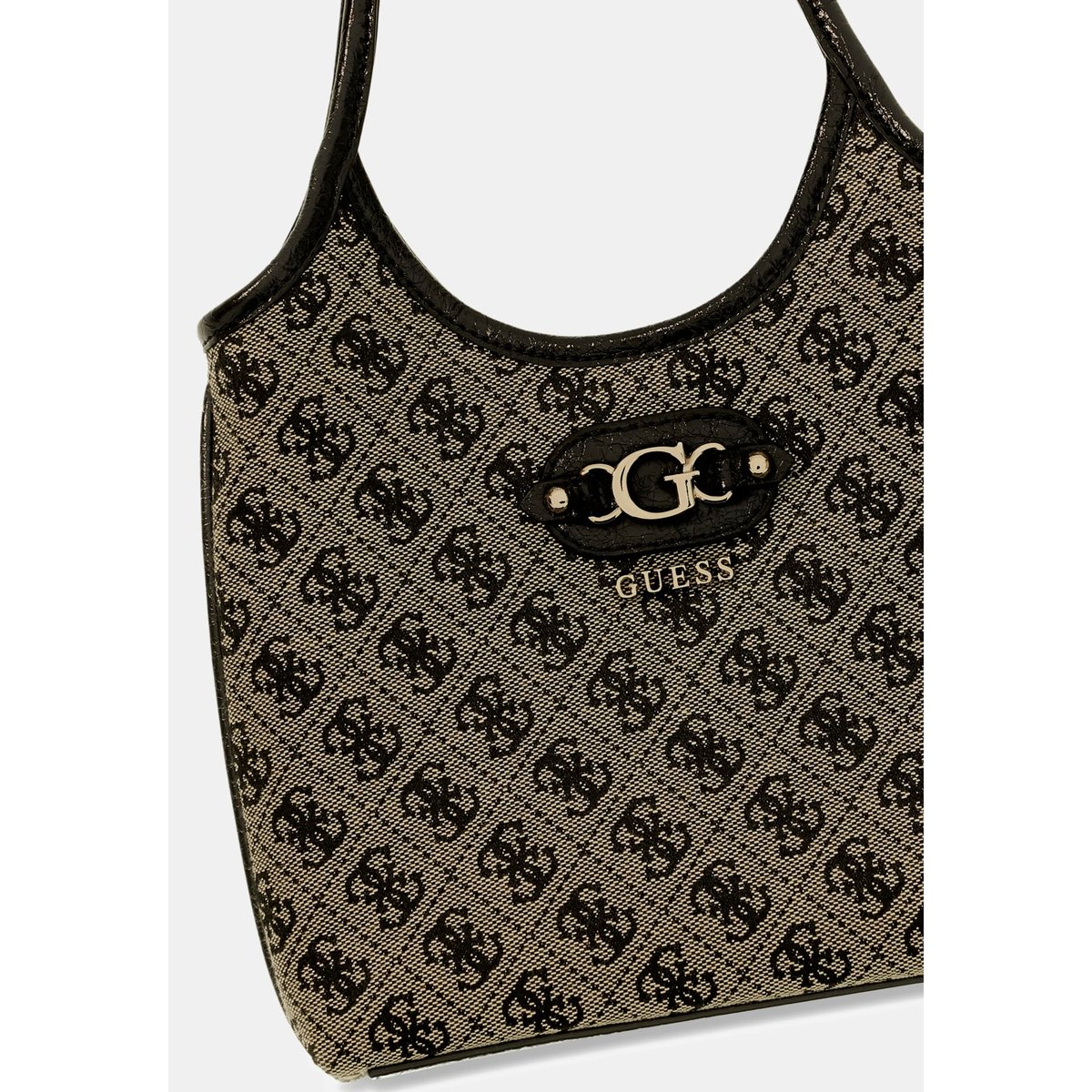 Samantha Logo Mini Shopper noir multi, GUESS