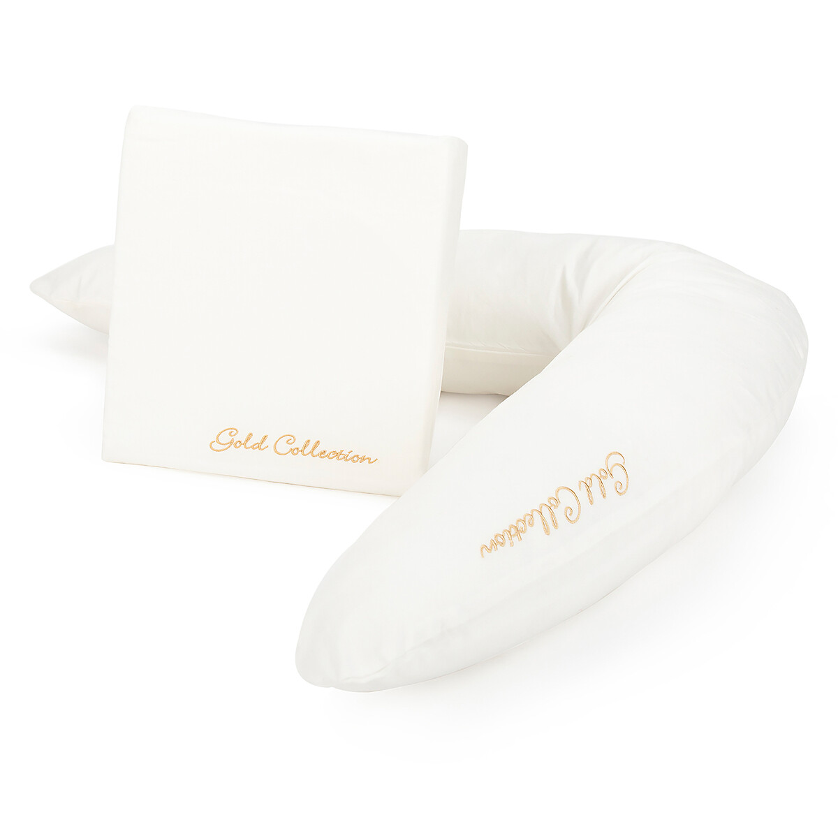 Organic Cotton Support Pillow and Wedge Set white, MOTHER&BABY
