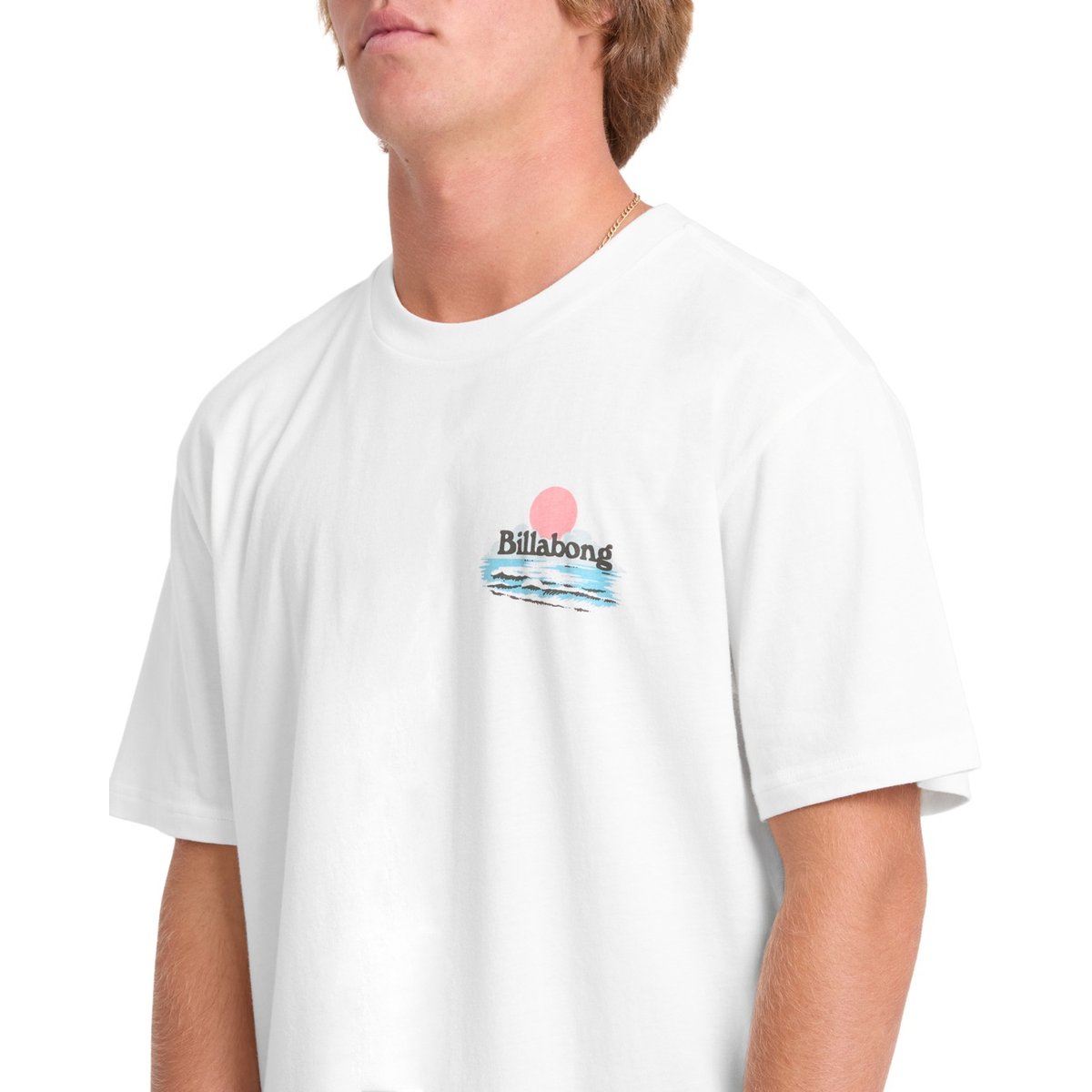T shirt manches courtes LOUNGE PREMIUM blanc off white, BILLABONG