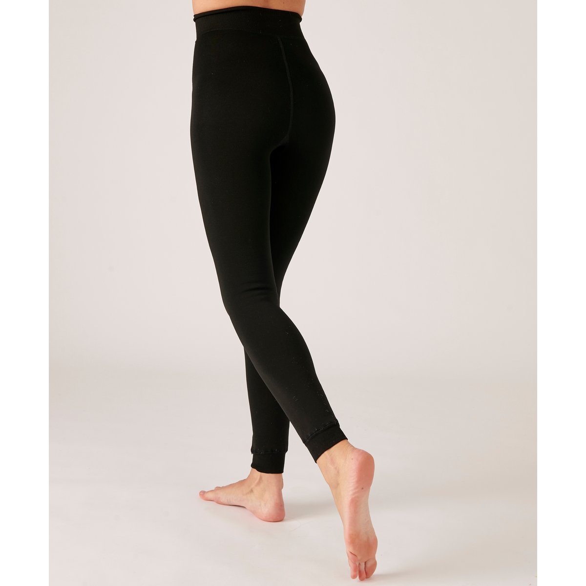 Legging intérieur polaire Thermolactyl opaque noir, DAMART