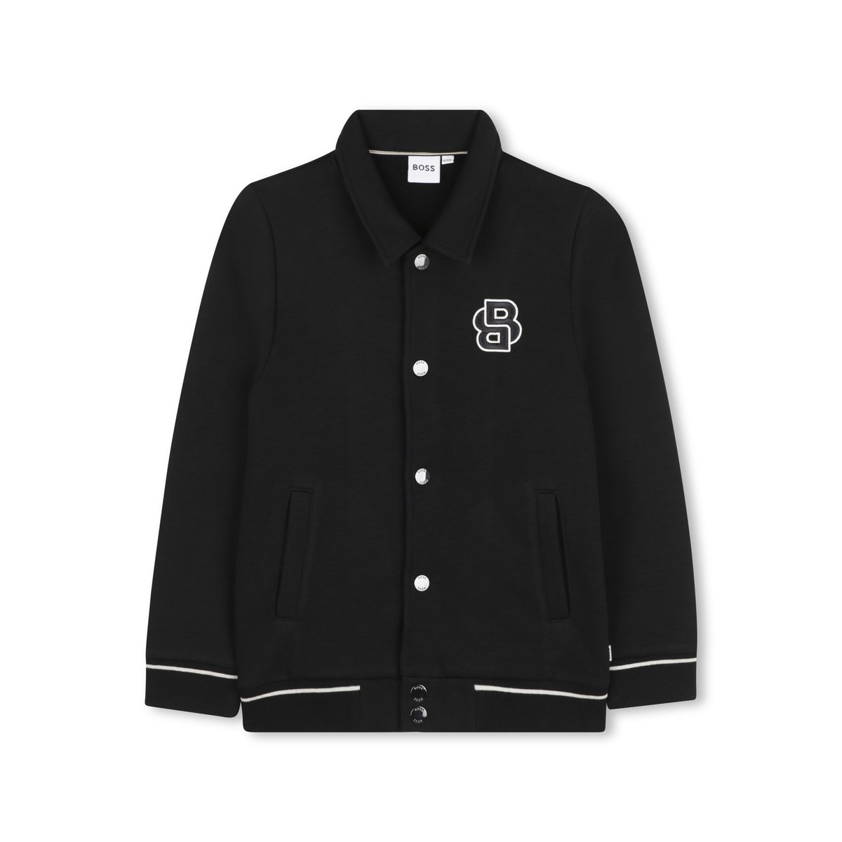 Cardigan jogger black, BOSS KIDSWEAR