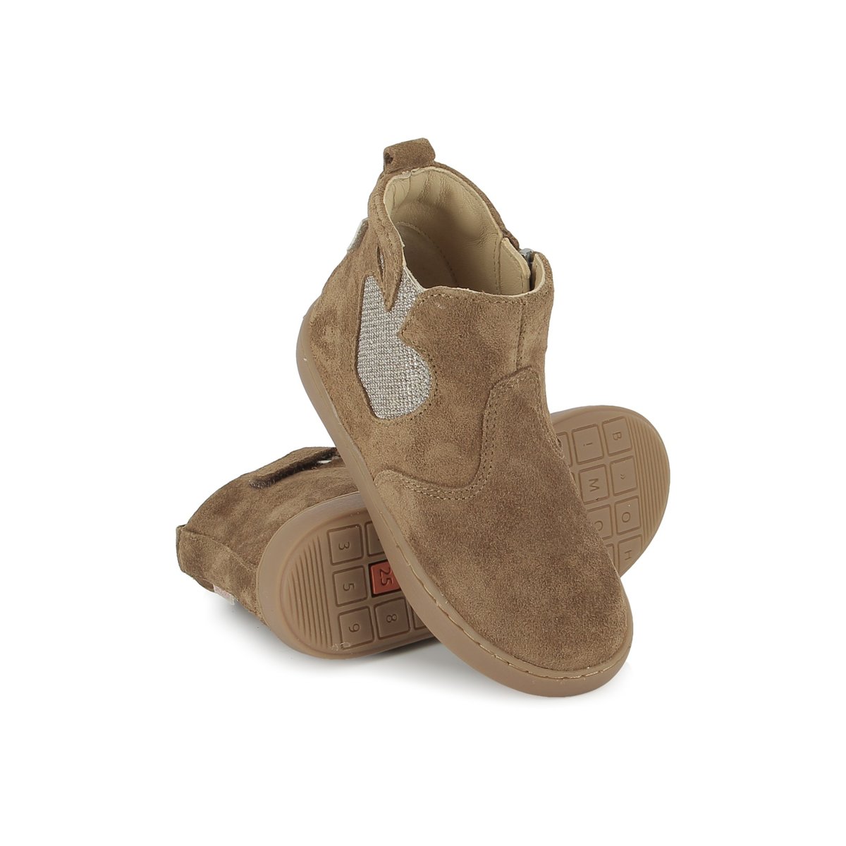 Bottine à Zip PLAY NEW APPLE camel, SHOO POM