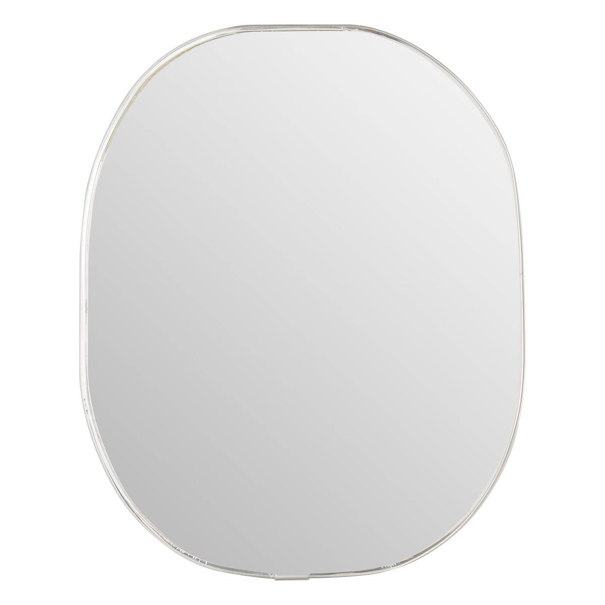 Lot de 4 miroirs muraux formes organiques ROMAN argent, ATMOSPHERA