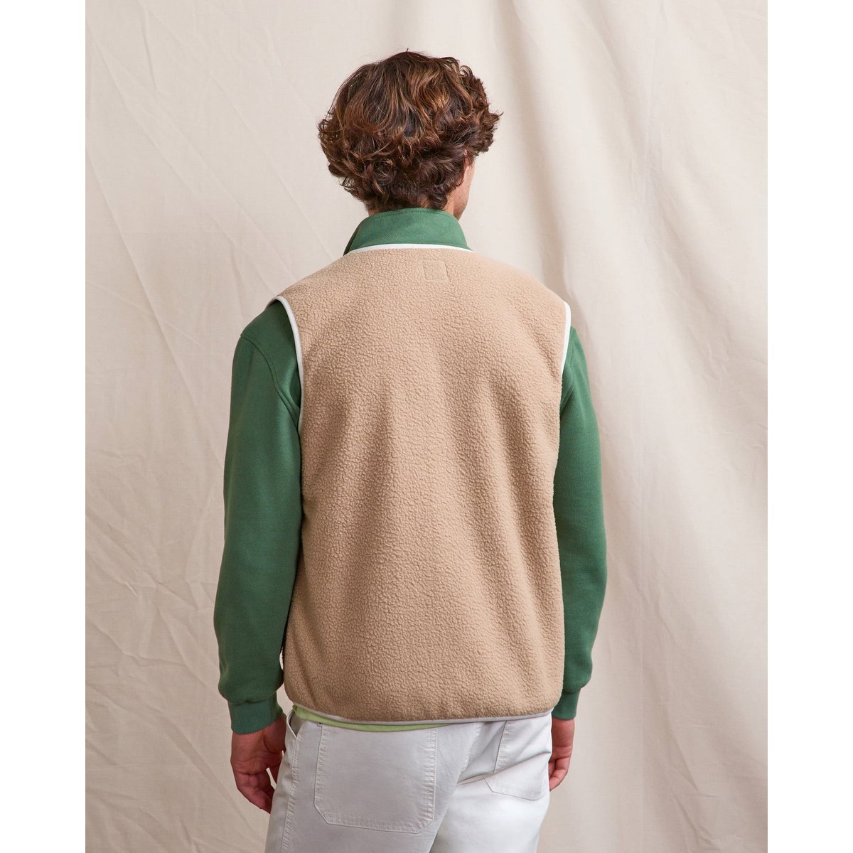 Veste polaire TEILLAY taupe, FAGUO
