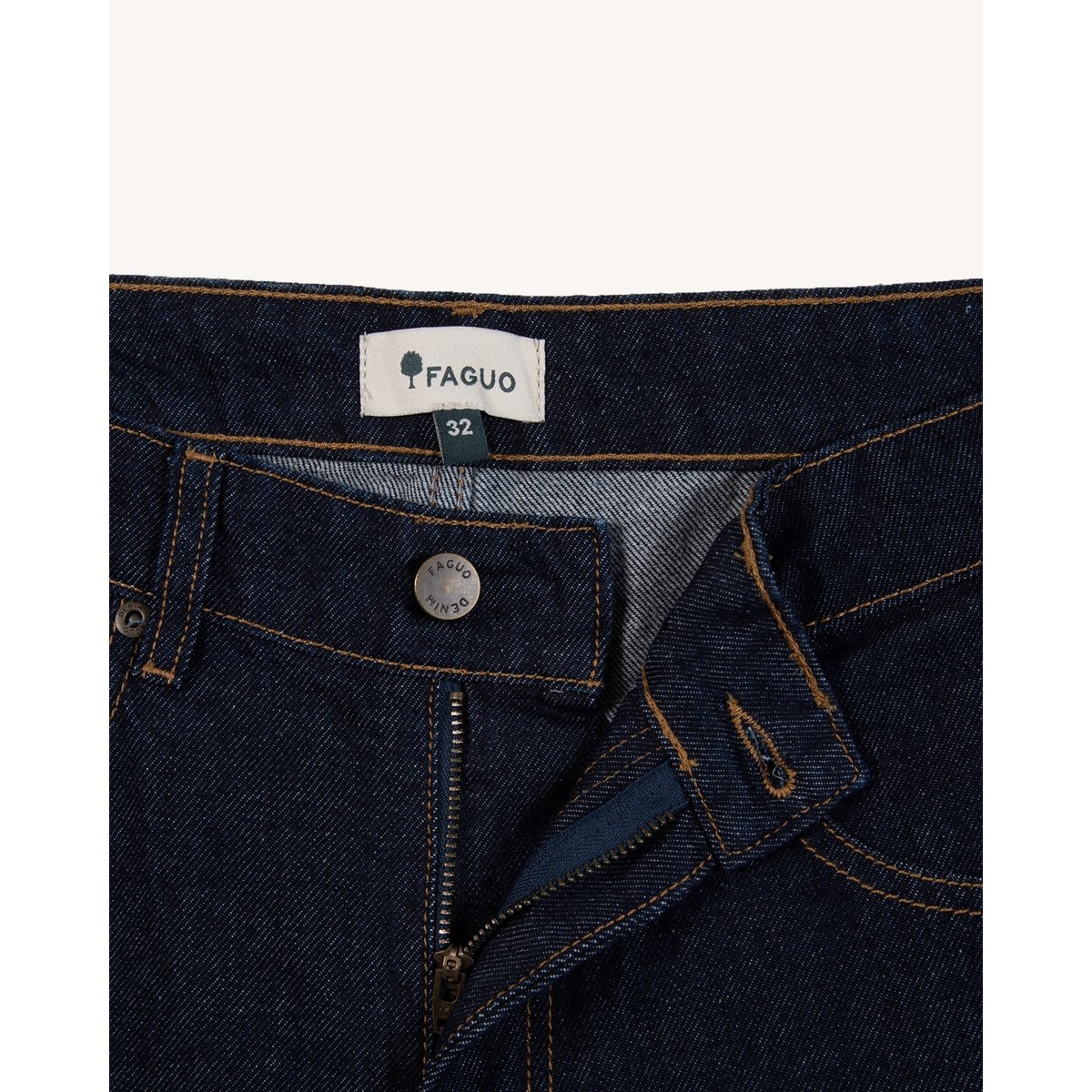 Jean denim denim brut, FAGUO