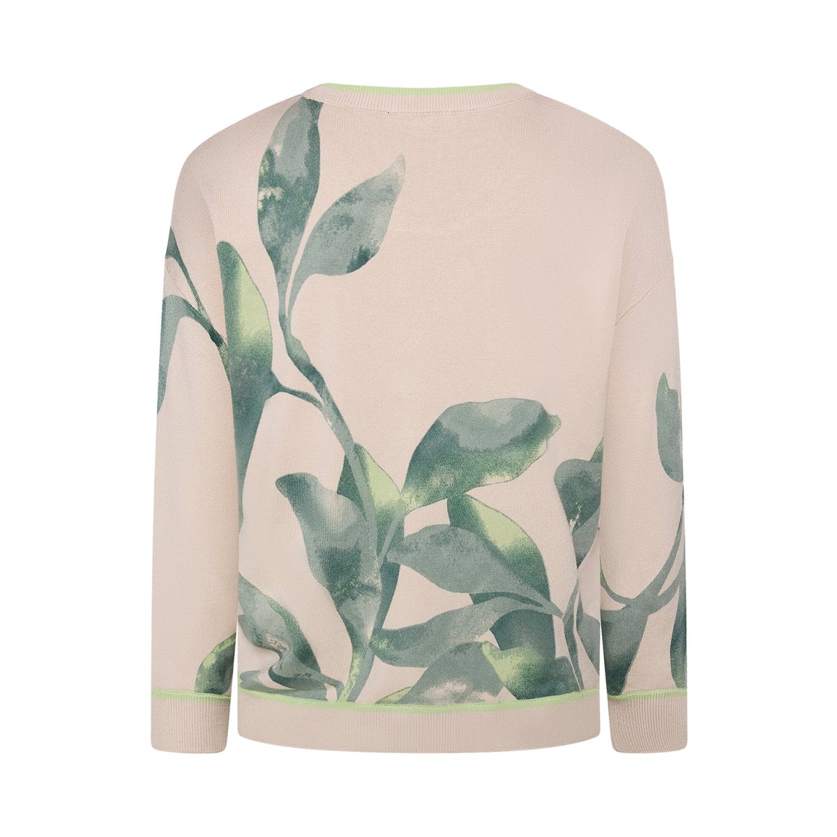 Pull-over en maille à imprimé beige/green, BETTY BARCLAY