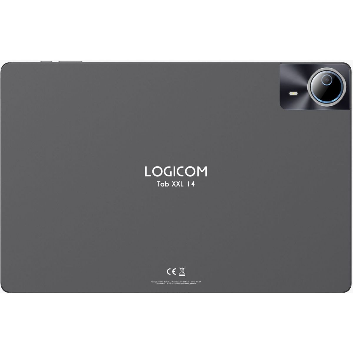 Tablette Android XXL 14.1'' 4/128Go Noir FHD noir, LOGICOM