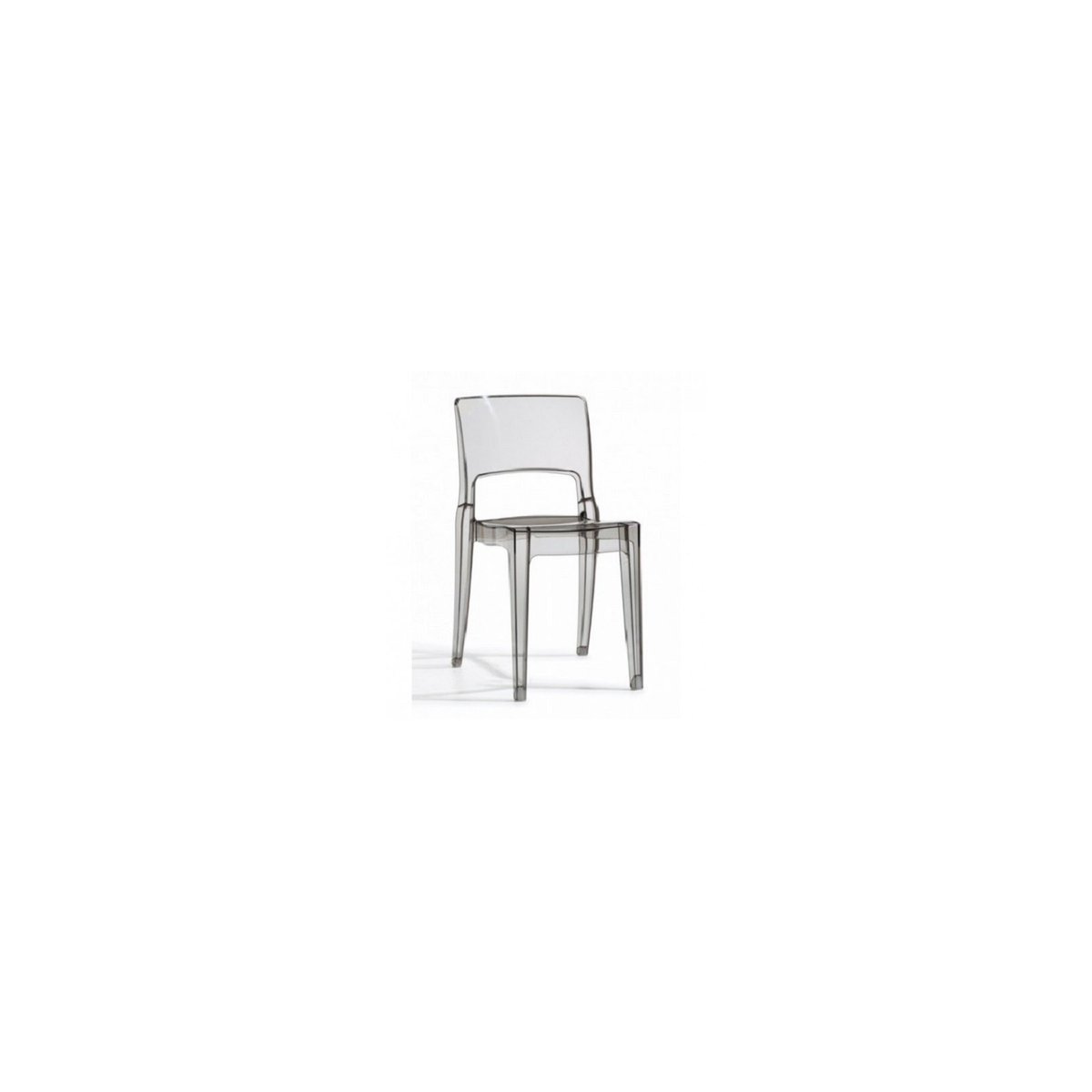 Chaise design empilable, ISY ANTISHOCK gris, SCAB DESIGN