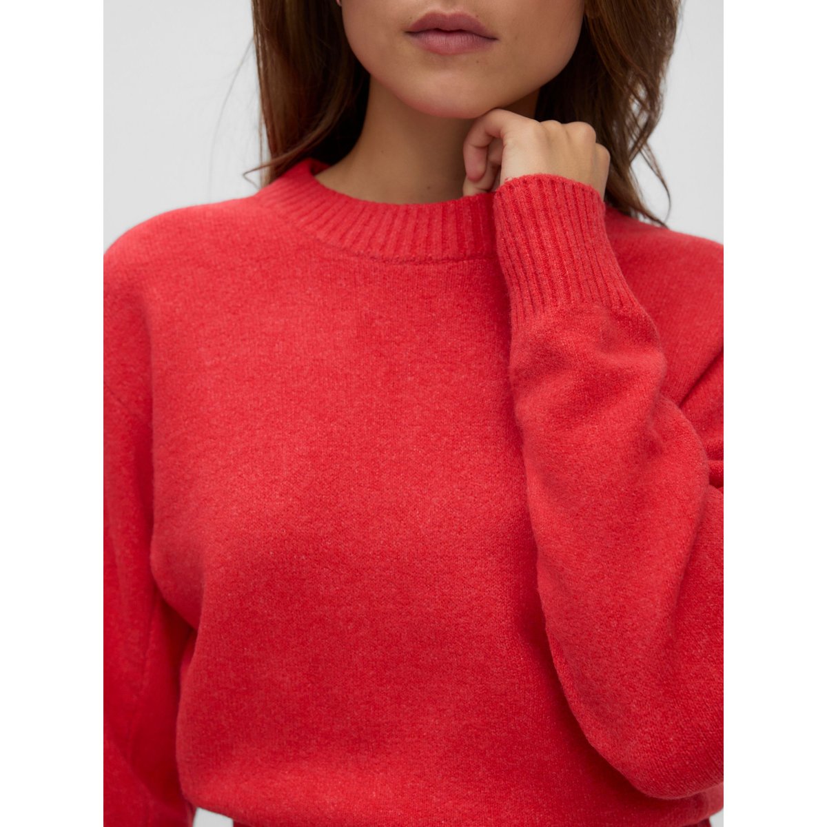 Pull En Maille high risk red 1, VERO MODA