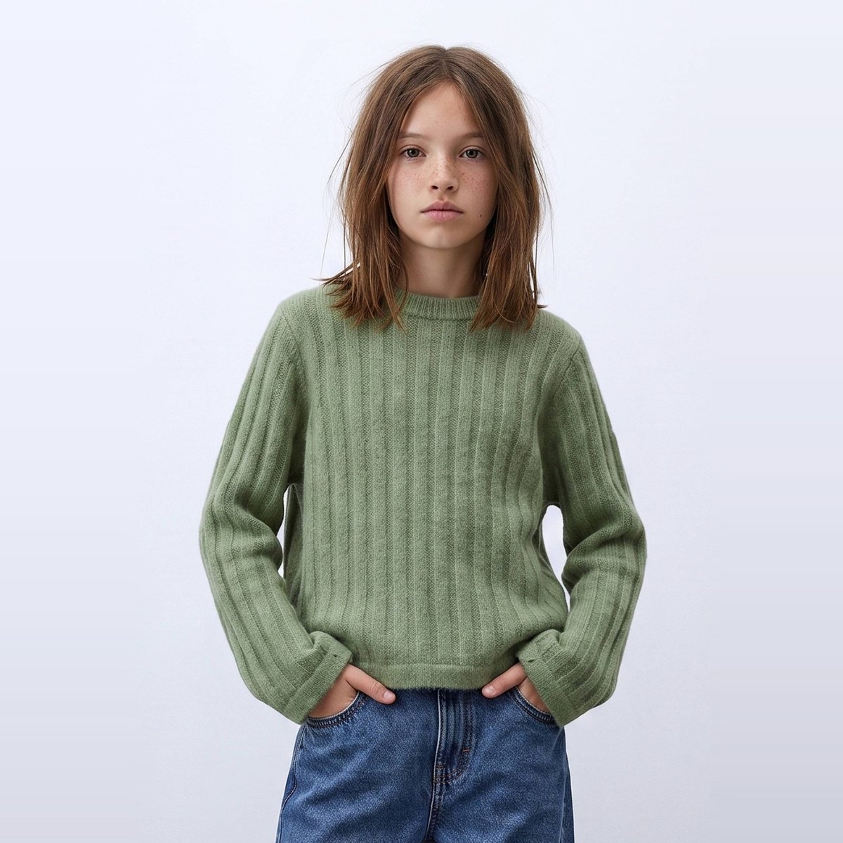 Pull uni meleze, MONOPRIX