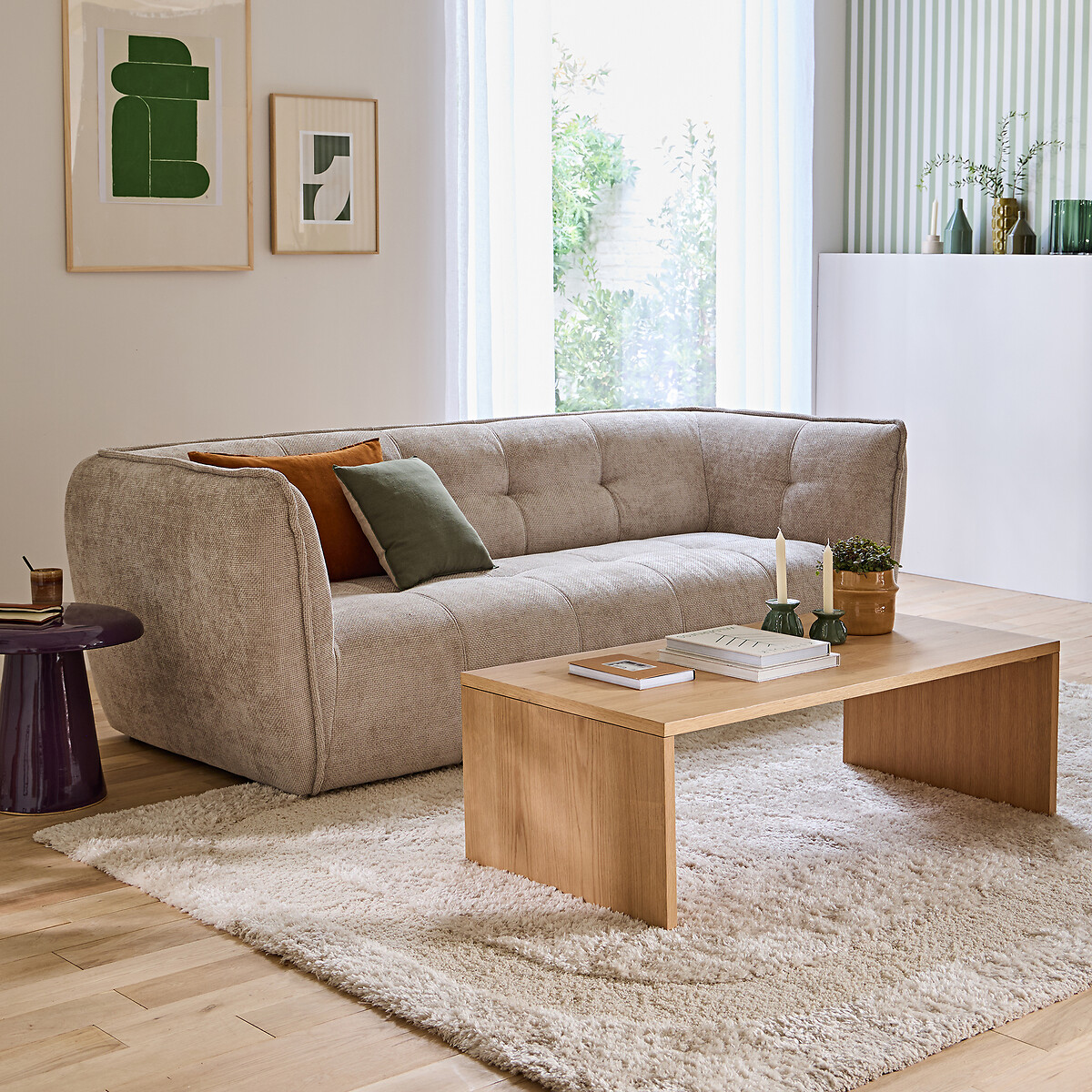Table basse, Manen coloris chêne, LA REDOUTE INTERIEURS
