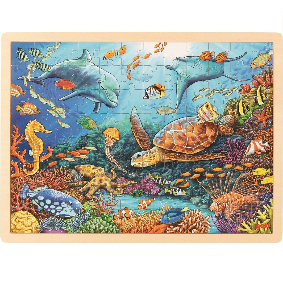 Puzzle Grande Barrière de Corail bleu, GOKI