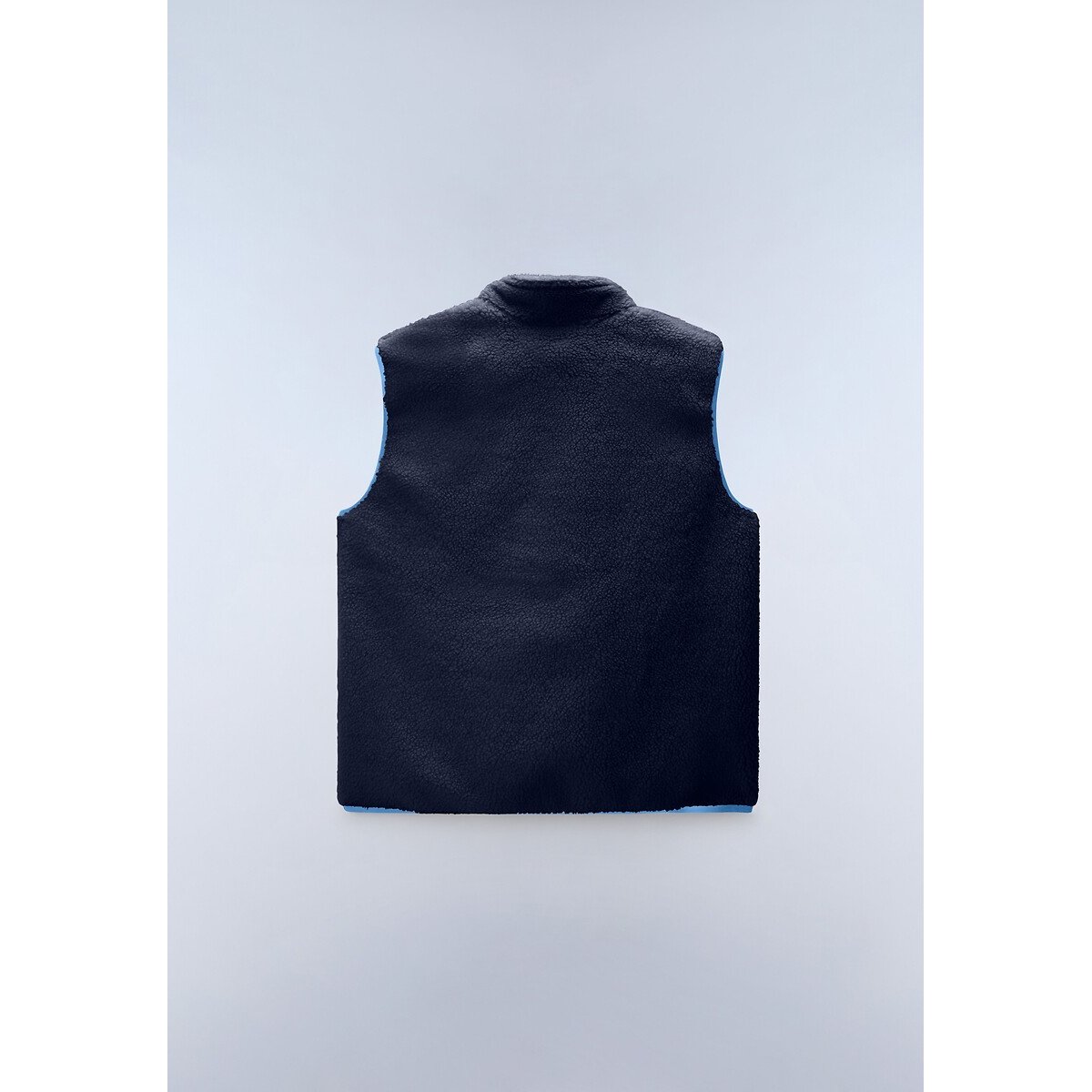 Polaire sherpa sans manches zippée, Yupik bleu marine/rouge, NAPAPIJRI