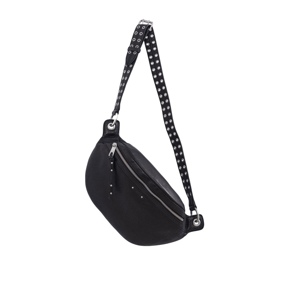 Sac banane cuir 1440 noir, IKKS
