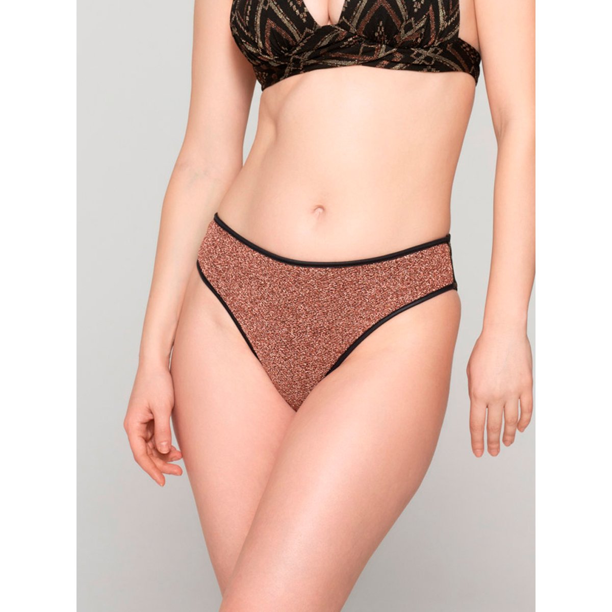 Bas maillot slip de bain 5cm MANHATTAN imprimé, LUNA SPLENDIDA