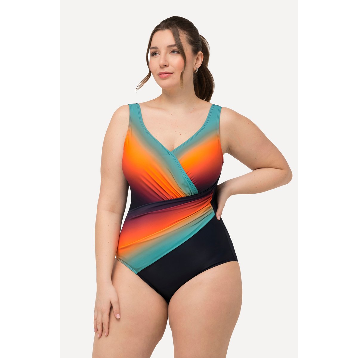 Maillot de bain à bonnets souples. Dégradé marine, ULLA POPKEN