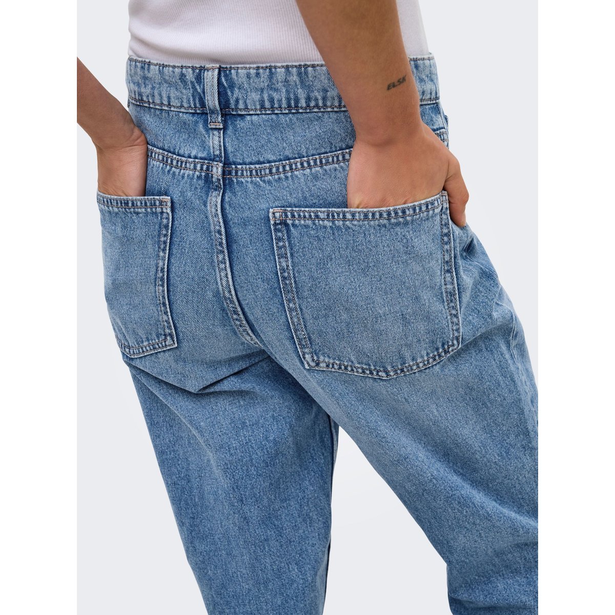 Jean Coupe Droite medium blue denim, ONLY
