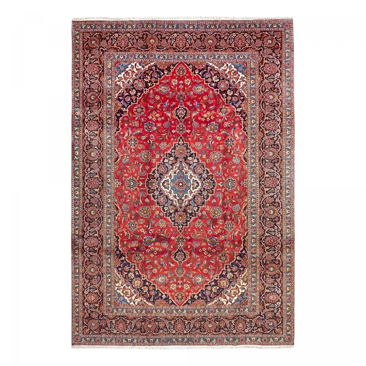 Tapis d'orient au motif oriental authentique, noué main, ARDAKAN 4 rouge, beige, bleu, UN AMOUR DE TAPIS