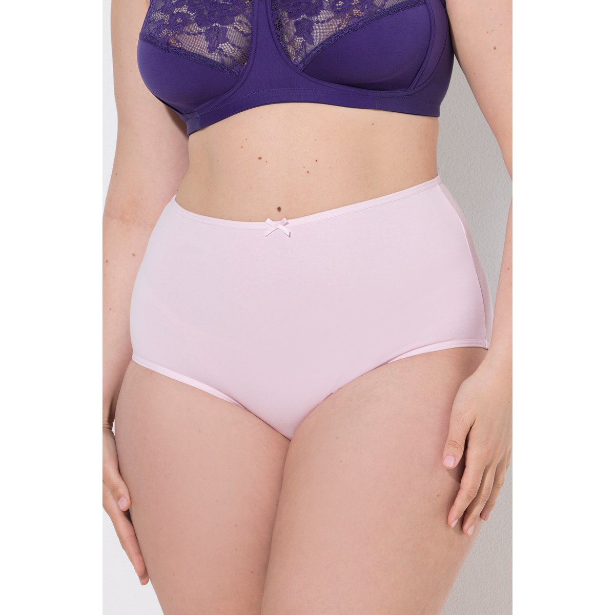 Culottes maxi, lot de 5, motif/uni bleu lilas, ULLA POPKEN