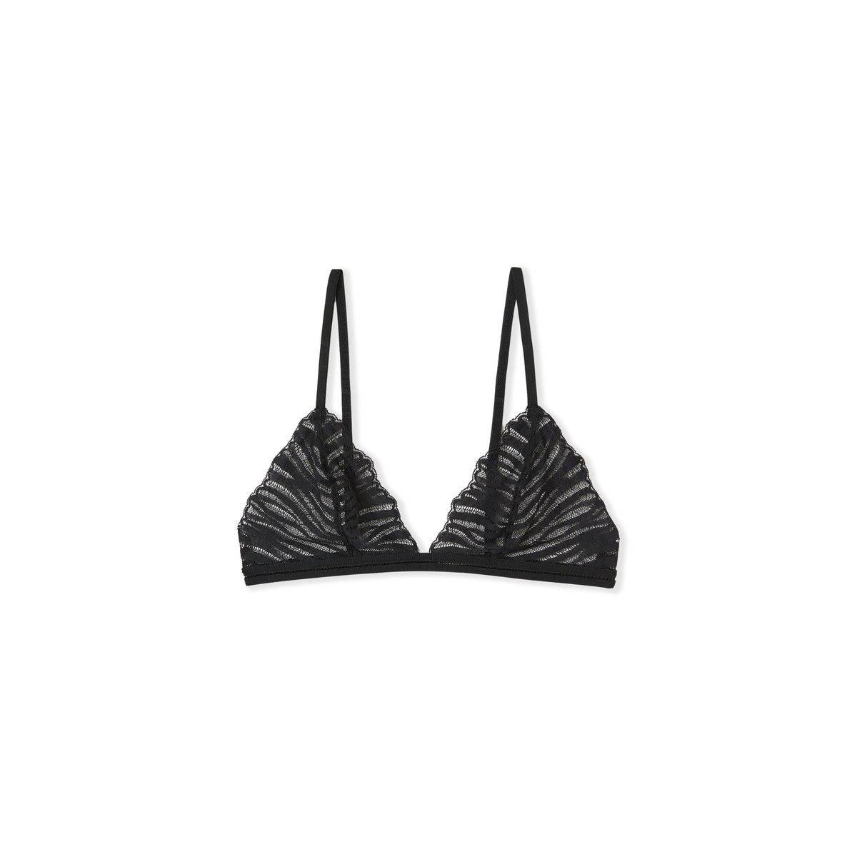 Soutien-gorge triangle en dentelle ONYX noir, ETAM