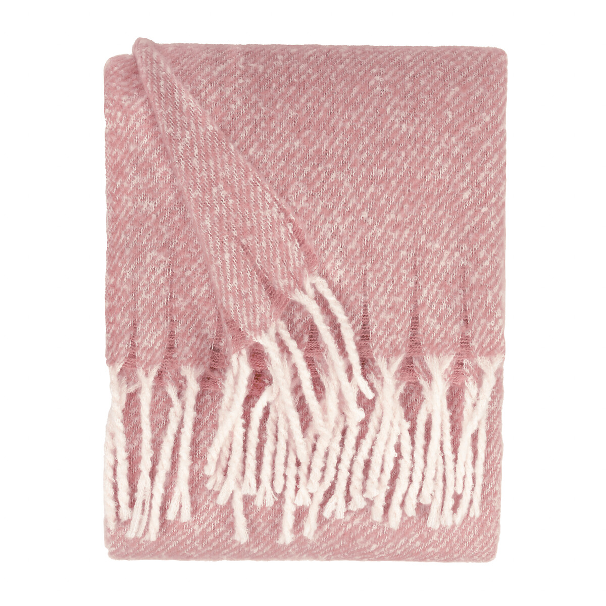 Nature Isla Woven Tasselled Throw heather, WYLDER