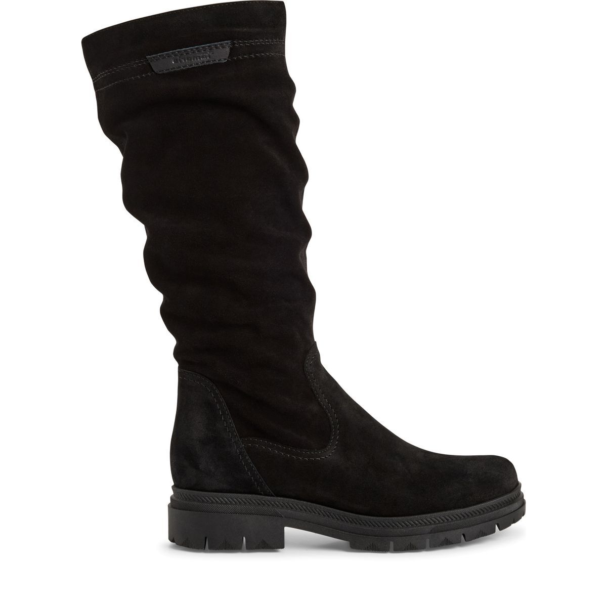 Bottes en cuir noir, TAMARIS