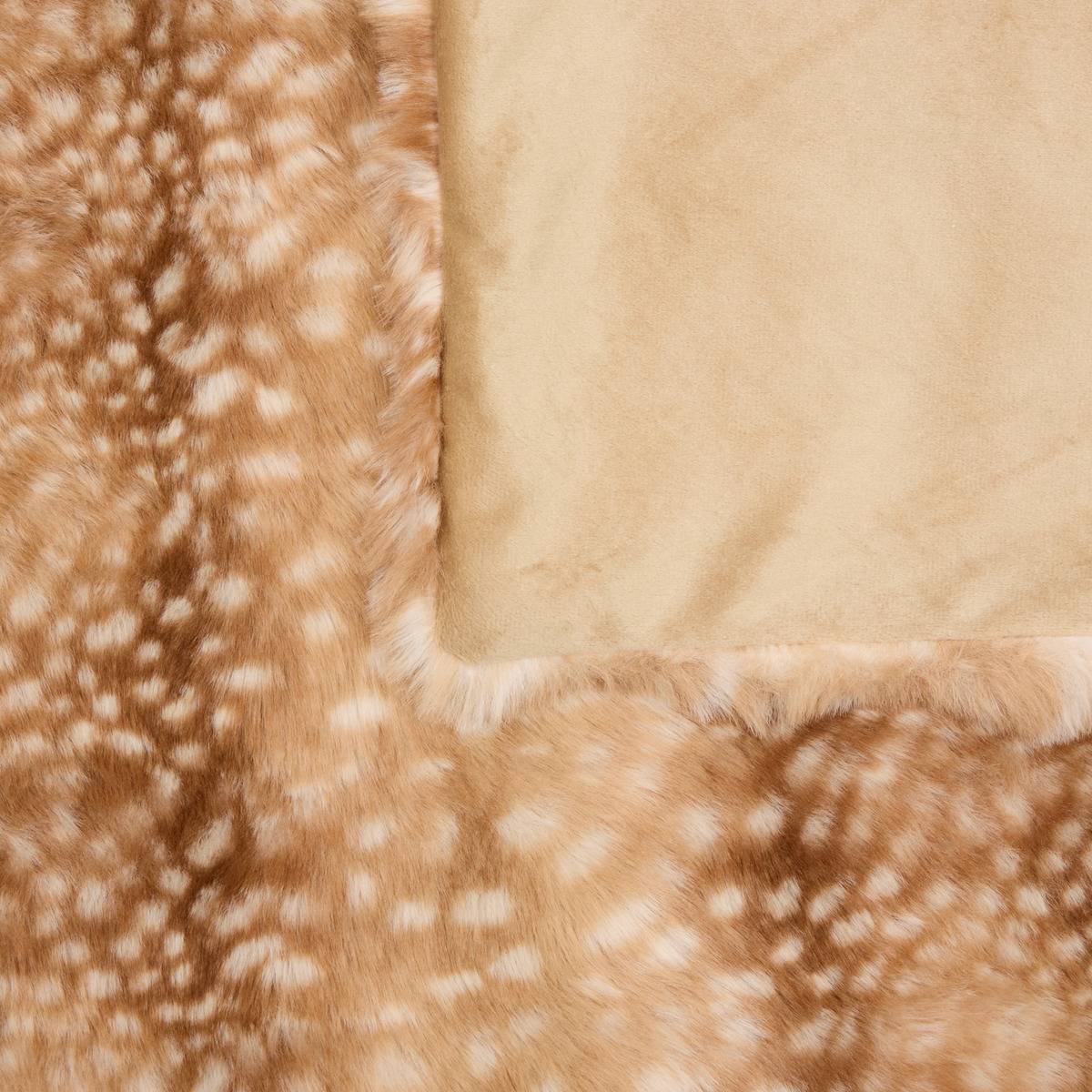 Plaid ZEPHY marron caramel, ATMOSPHERA