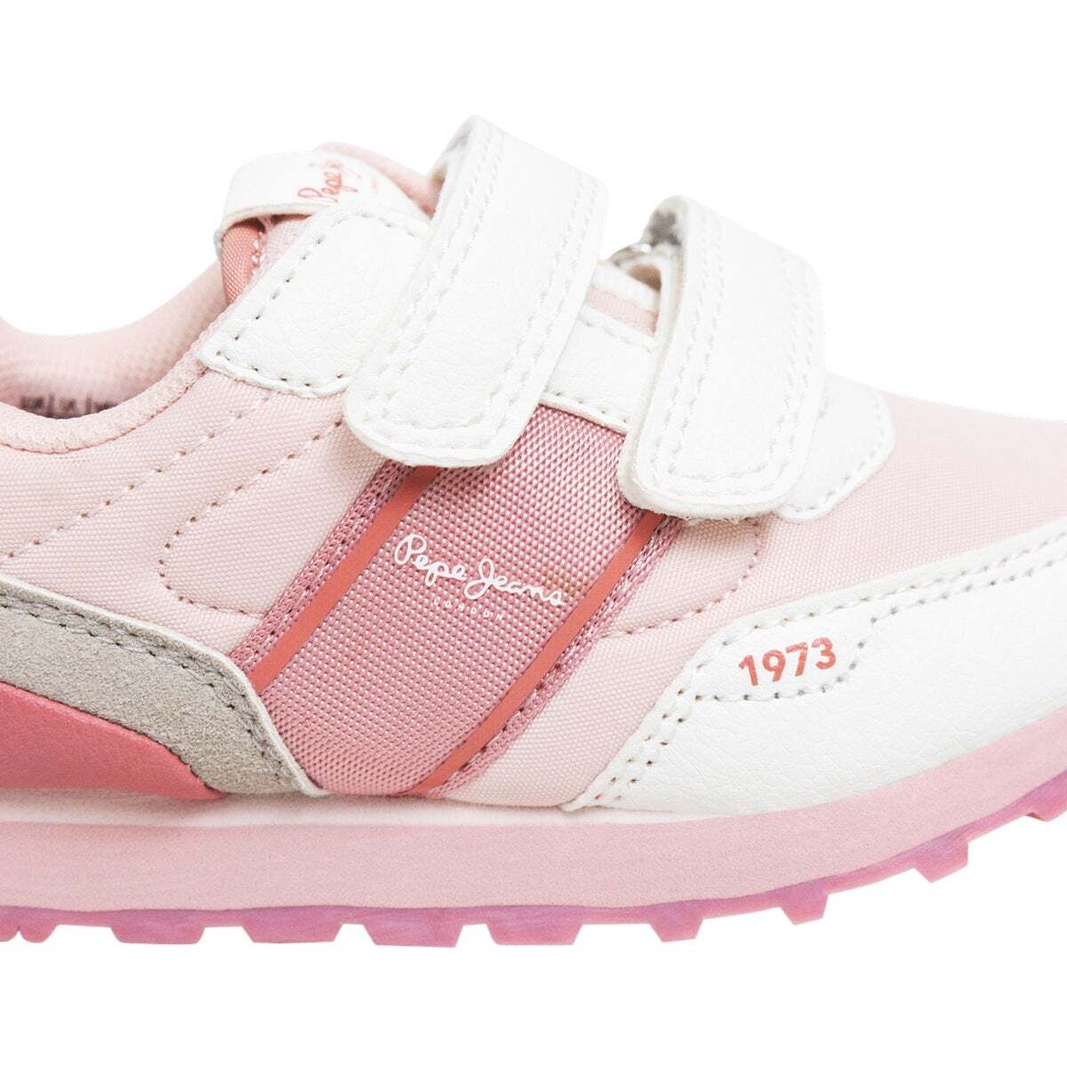 Baskets Running Avec Fermeture Velcro blanc cassé, PEPE JEANS