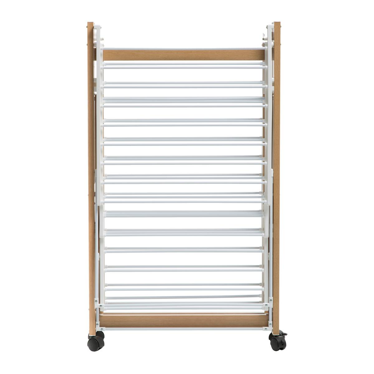 Étendoir à linge 4 roues 27m BARA blanc, 5FIVE SIMPLY SMART